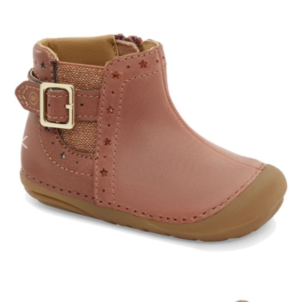 Stride Rite Leather Brown Toddler Boot size 4.5